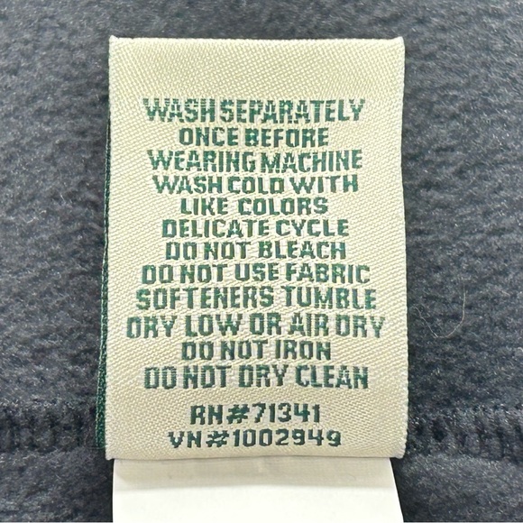 L.L. Bean Quarter Zip Fleece Pullover Size Large Women's - Picture 7 of 8